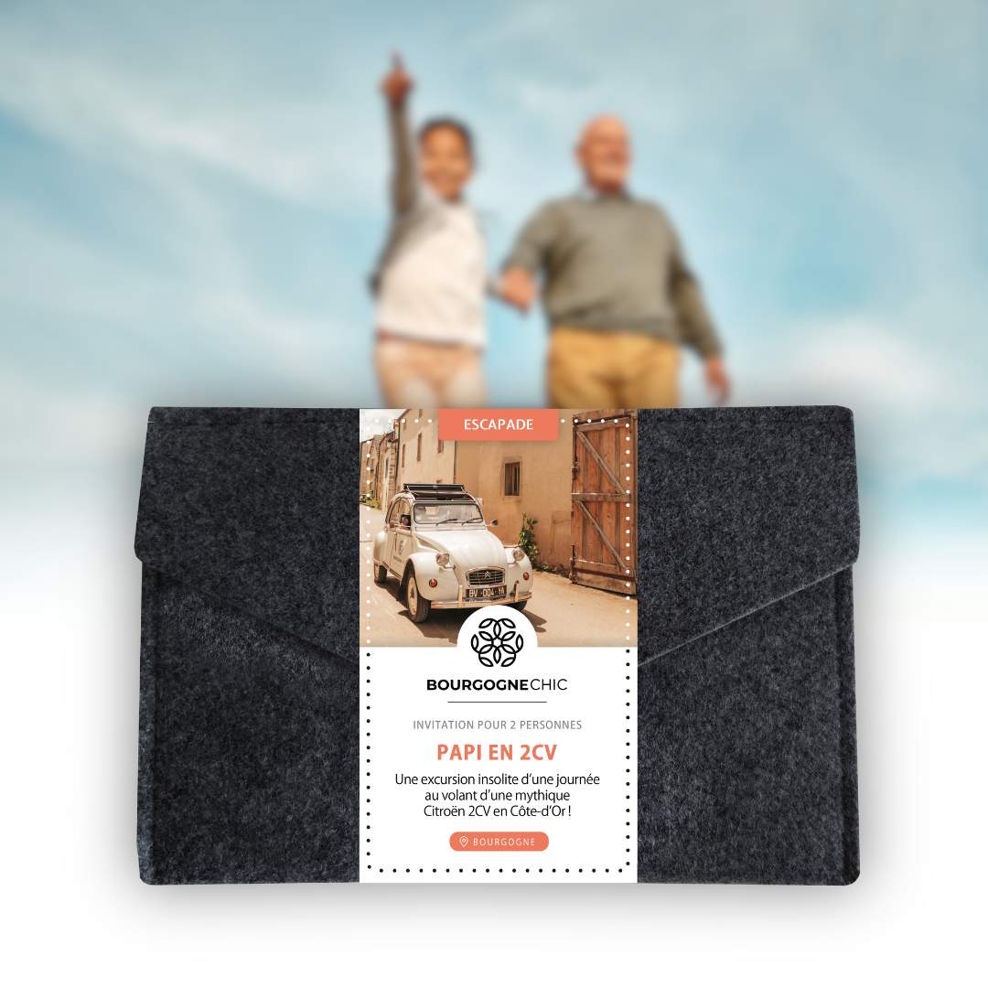 Coffret Cadeau Citroën 2CV • Papi en 2CV • 1 Journée en duo