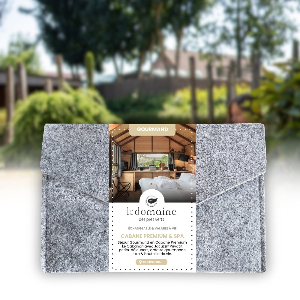 Coffret Cadeau • Séjour Gourmand au Cabanon avec Jacuzzi® Privatif • [1 NUIT]