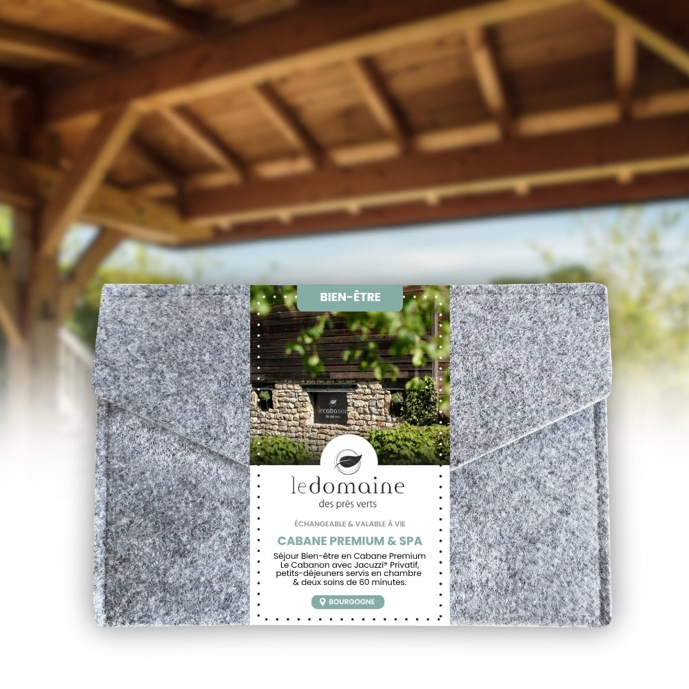 Coffret Cadeau • Séjour Bien-Être au Cabanon avec Jacuzzi® Privatif • [1 NUIT]