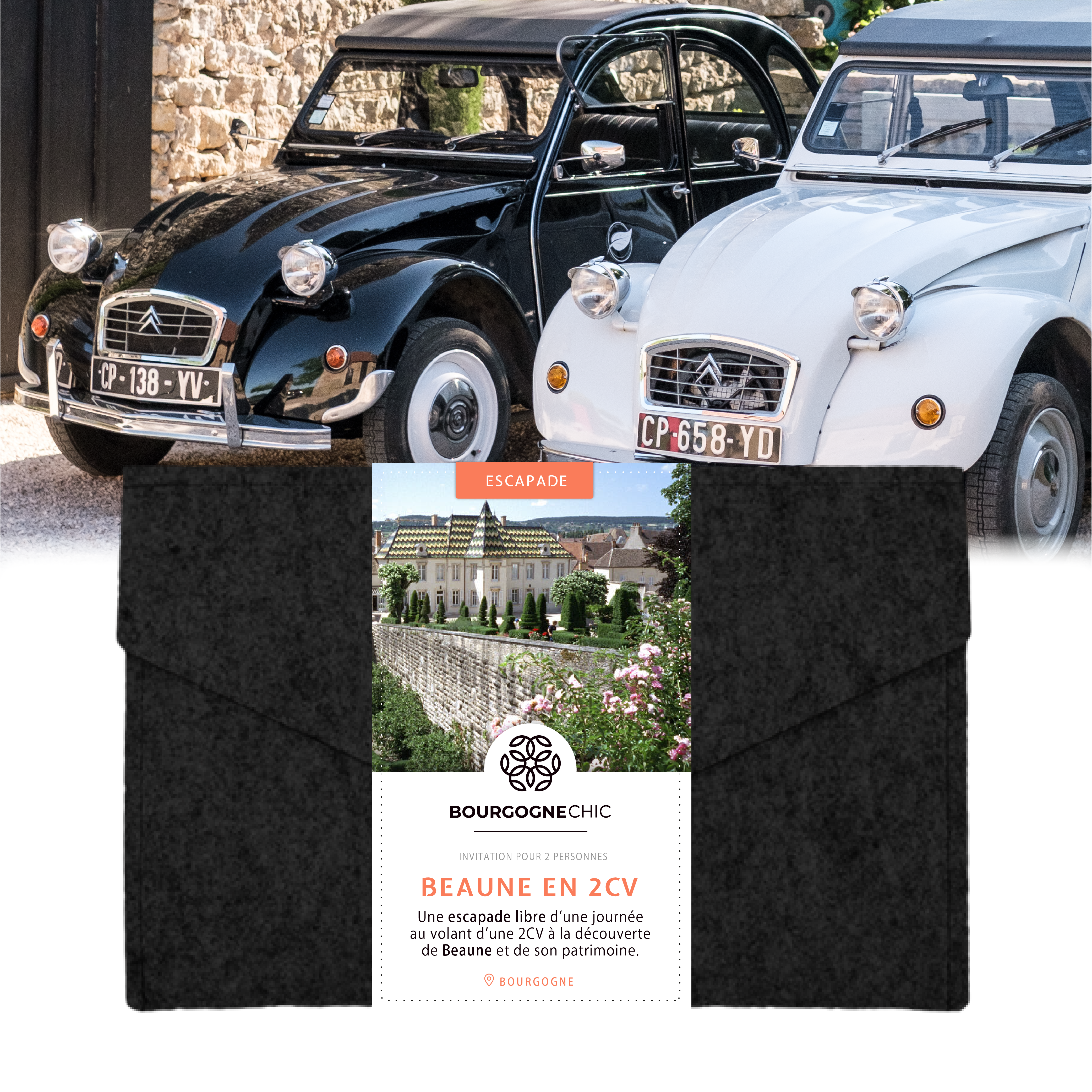 coffret cadeau location 2CV bourgogne