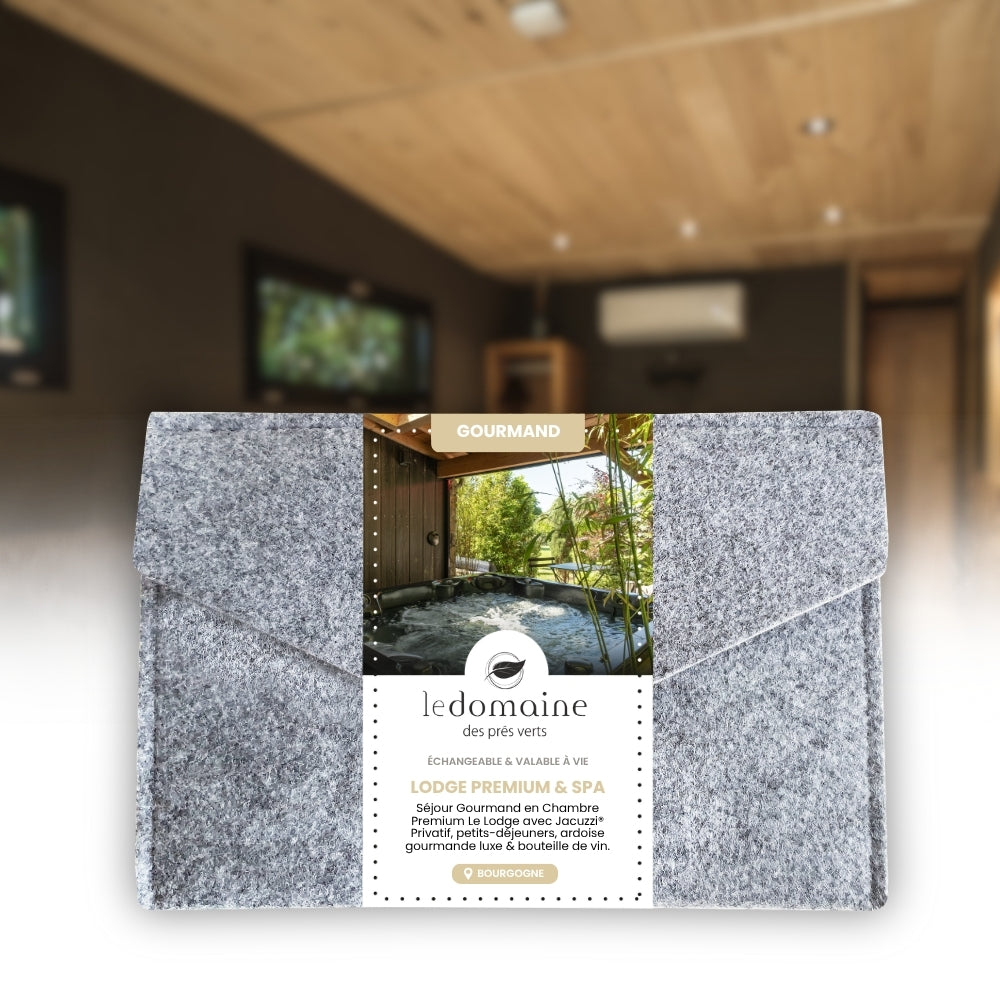 Coffret Cadeau • Séjour Gourmand au Lodge avec Jacuzzi® Privatif • [1 NUIT]