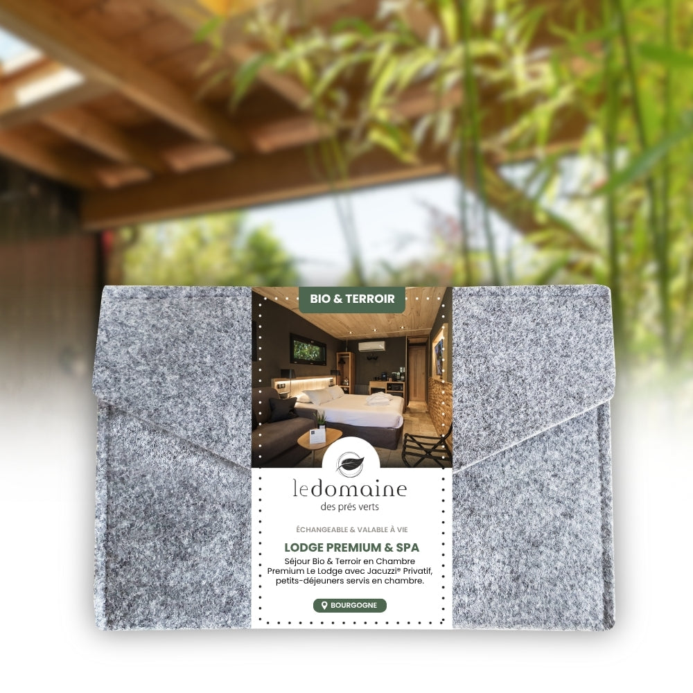 Coffret Cadeau • Séjour Bio & Terroir au Lodge avec Jacuzzi® Privatif • [1 NUIT]
