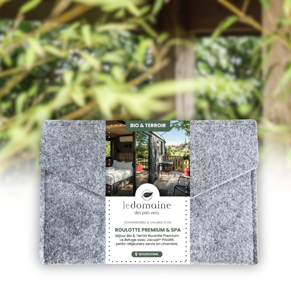 Coffret Cadeau • Séjour Bio & Terroir au Refuge avec Jacuzzi® Privatif • [1 NUIT]