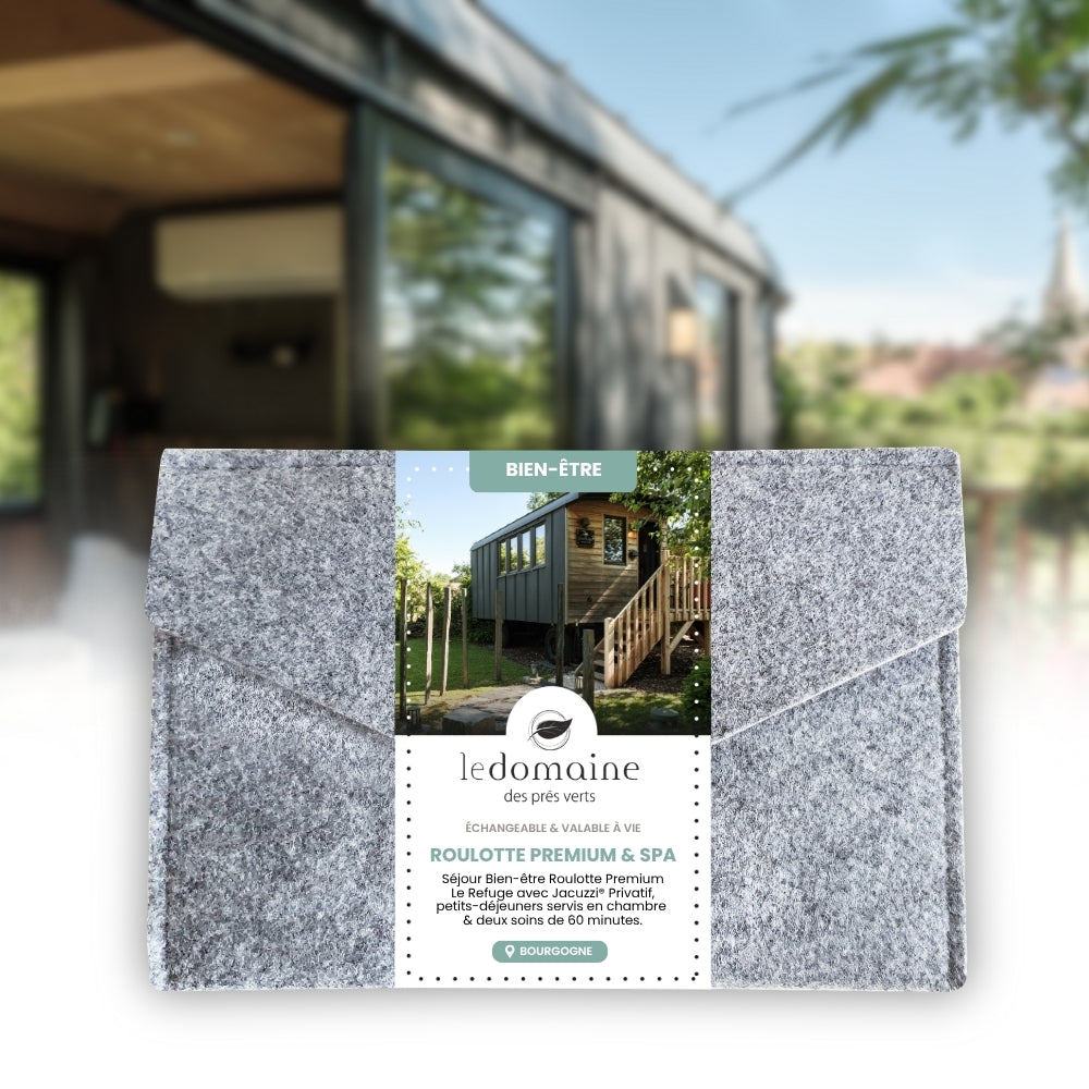 Coffret Cadeau • Séjour Bien-Être au Refuge avec Jacuzzi® Privatif • [1 NUIT]