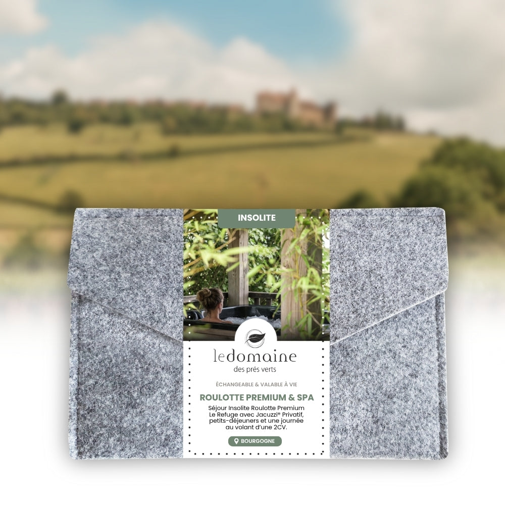 Coffret Cadeau • Séjour Insolite au Refuge avec Jacuzzi® Privatif & 2CV • [1 NUIT]