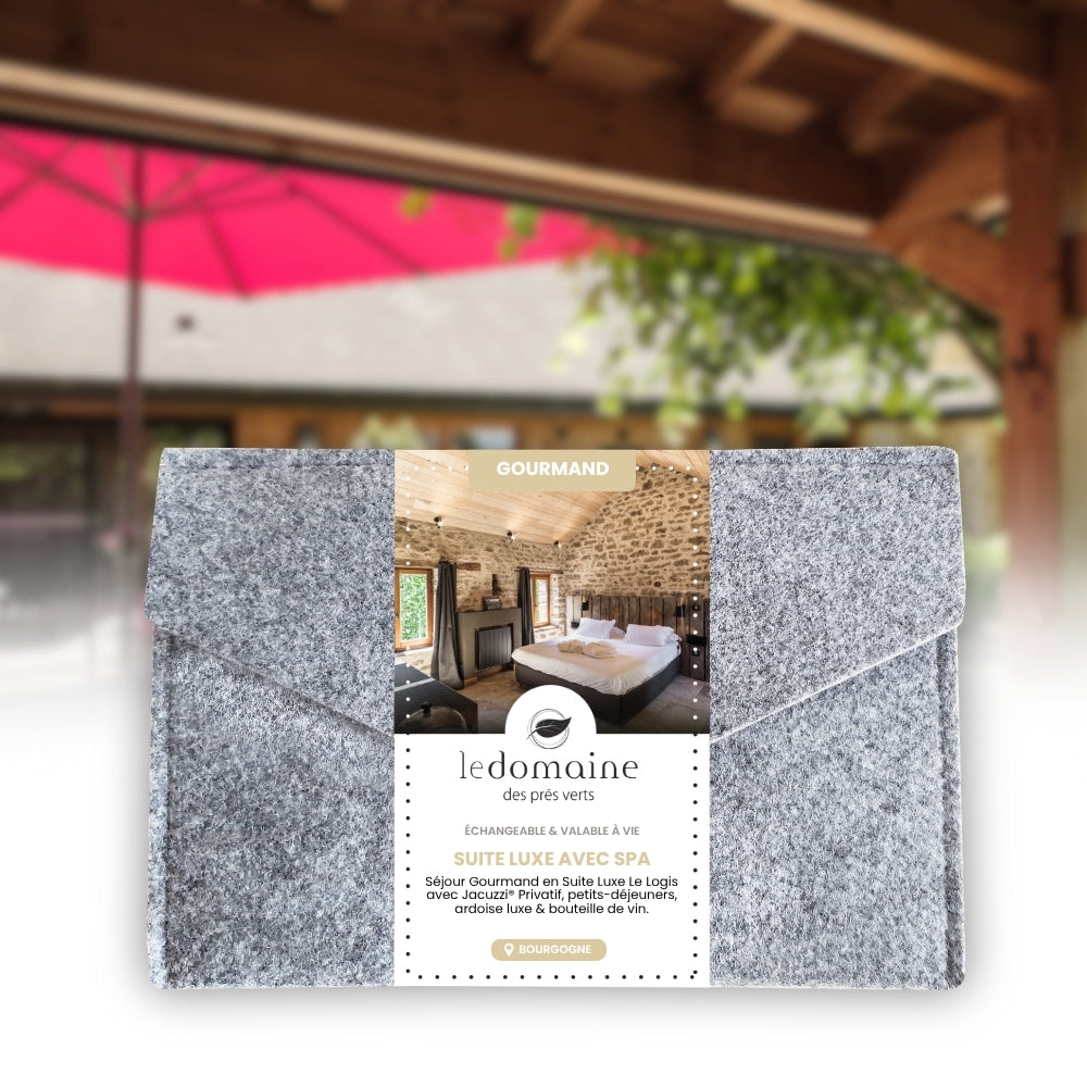 Coffret Cadeau • Séjour Gourmand au Logis avec Jacuzzi® Privatif • [1 NUIT]