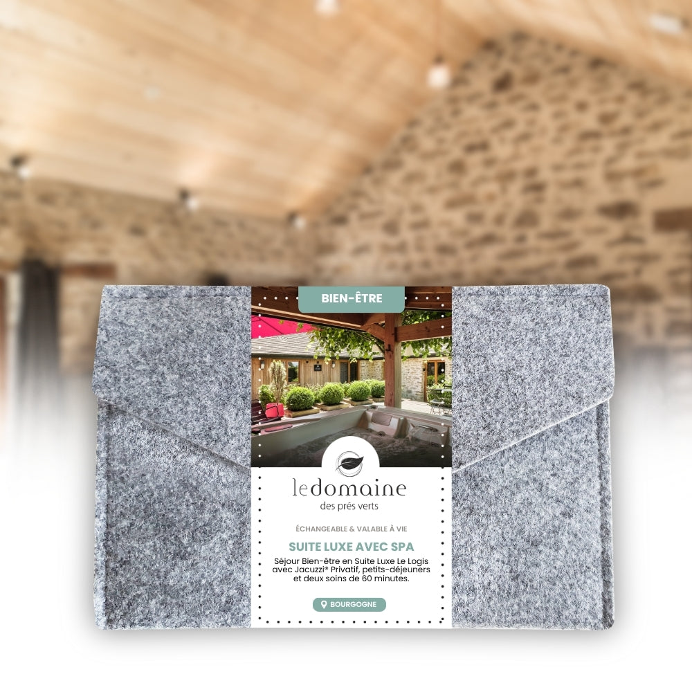 Coffret Cadeau • Séjour Bien-Être au Logis avec Jacuzzi® Privatif • [1 NUIT]