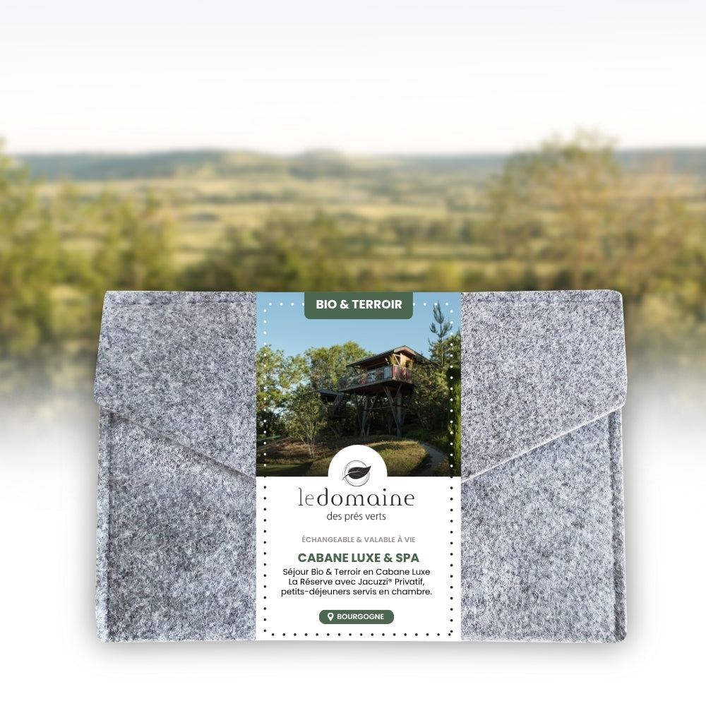 Coffret Cadeau • Séjour Bio & Terroir • La Réserve avec Jacuzzi® Privatif • [1 NUIT]