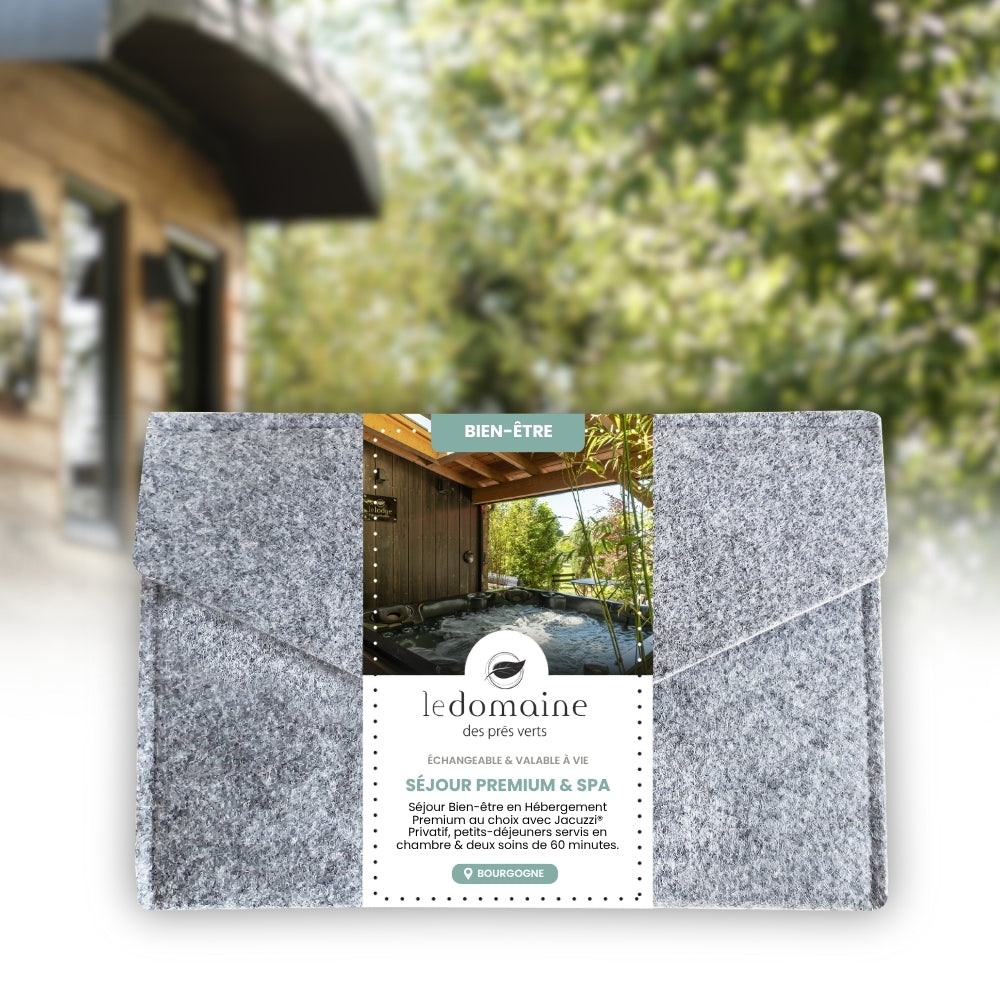 Coffret Cadeau • Séjour Bien-Être [1 NUIT] • Hébergement Premium au Choix avec Jacuzzi® Privatif