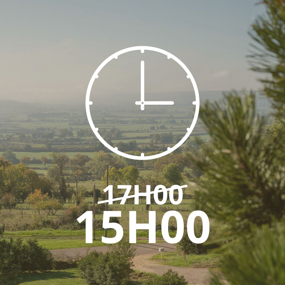 Arrivée Anticipée 15H00